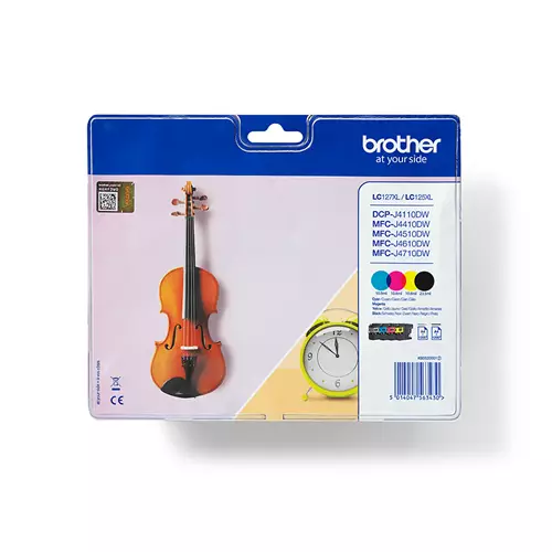 Brother LC127XLVALBP ink cartridge 4 pc(s) Original Black Cyan Magenta Yellow