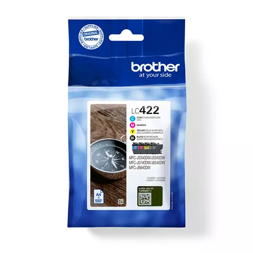 Brother LC422VAL ink cartridge 4 pc(s) Original Black Cyan Magenta Yellow