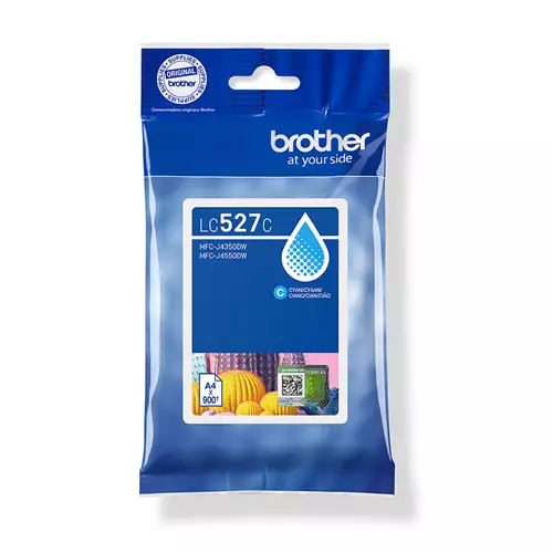 Brother Genuine LC527C Ink Cartridge - Cyan