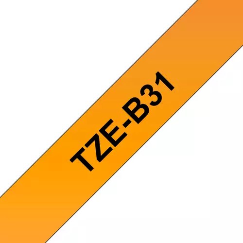 Brother Laminated tape 12mm Black on fluorescent orange TZe Grey Thermal transfer China 5 year(s)