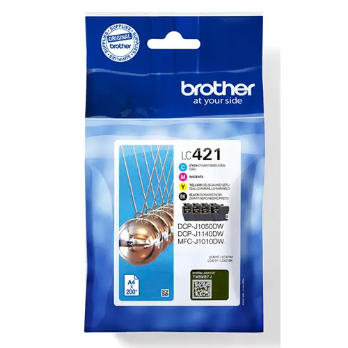 Brother LC-421VAL PagePack 4 pc(s) Original Standard Yield Black Cyan Magenta Yellow
