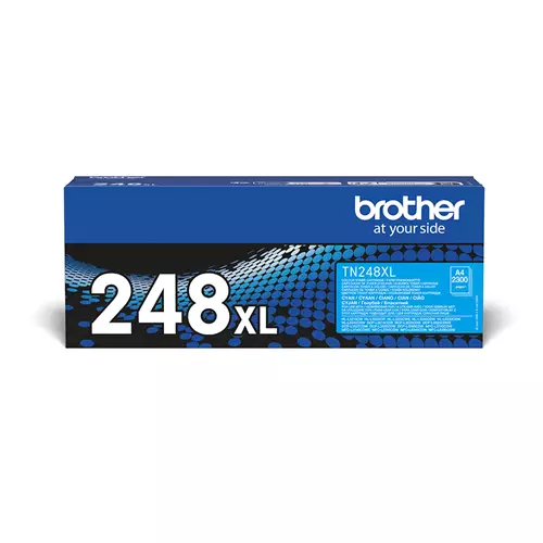 Brother TN-248XLC. Colour toner page yield: 2300 pages Printing colours: Cyan Quantity per pack: 1 pc(s)