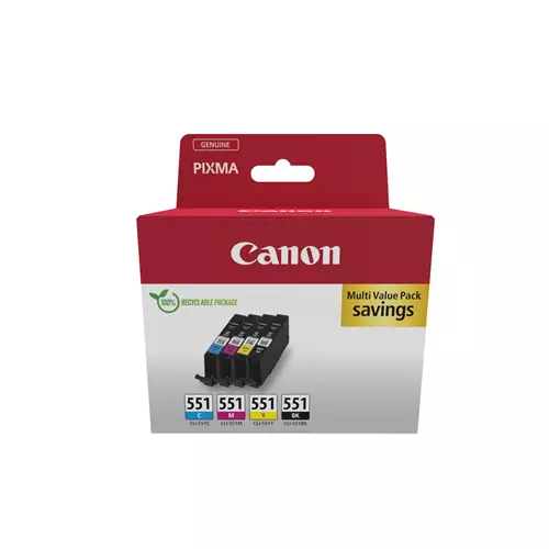 Canon 6509B016 ink cartridge 4 pc(s) Original Black Cyan Magenta Yellow