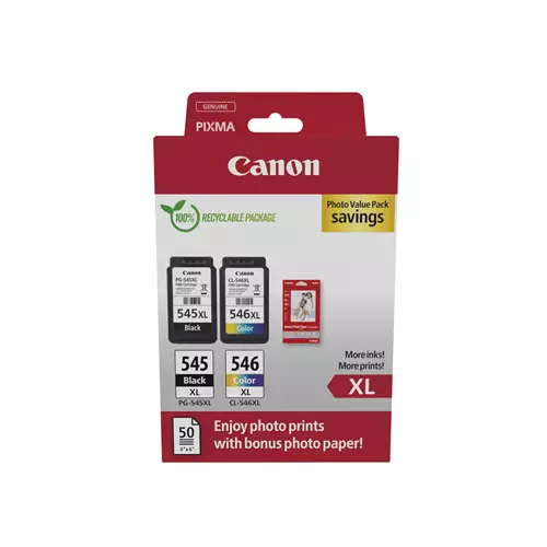 Canon 8286B011. Supply type: Photo value pack Printing colours: Black Cyan Magenta Yellow Quantity per pack: 2 pc(s)