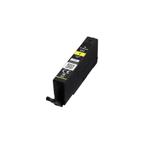 Canon 6121C001. Supply type: Single pack Colour ink page yield: 515 pages Printing colours: Yellow Quantity per pack: 1 pc(s)