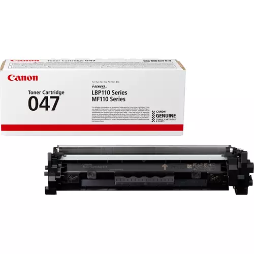 Canon 047 Toner Cartridge Black. Black toner page yield: 1600 pages Printing colours: Black Quantity per pack: 1 pc(s)