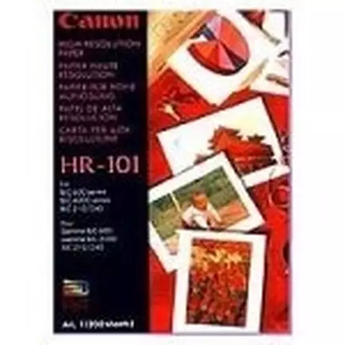 Canon A4 HIGH RESOLUTION PAPER 1033A002. Finish type: Matte Product colour: White Weight: 105 g. Media sheets per package: 50 sheets