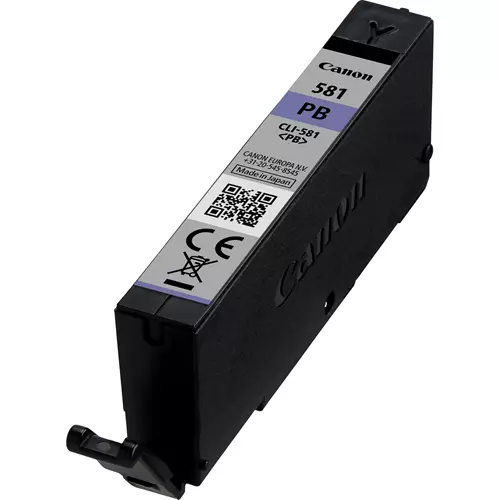 Canon CLI-581PB Photo Blue Ink Cartridge. Colour ink page yield: 241 pages Colour ink volume: 5.6 ml