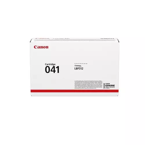 Canon LBP 041. Black toner page yield: 10000 pages Printing colours: Black Quantity per pack: 1 pc(s)