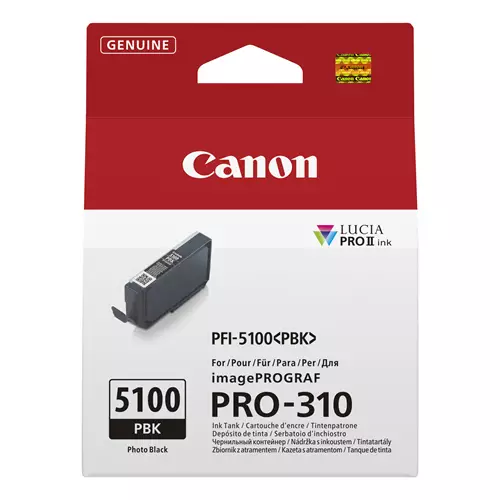 Canon PFI-5100 PBK ink cartridge 1 pc(s) Original Photo black