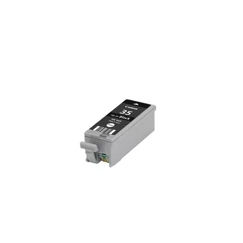 Canon PGI-35BK Black Ink Cartridge. Black ink type: Pigment-based ink Printing colours: Black Quantity per pack: 1 pc(s) Black ink page yield: 191 pages