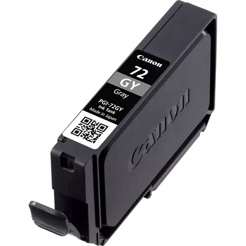 Canon PGI-72GY Grey Ink Cartridge. Colour ink type: Pigment-based ink Cartridge capacity: Standard Yield Colour ink page yield: 165 pages Printing colours: Grey Quantity per pack: 1 pc(s)