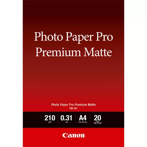 Canon PM-101 Premium Matte Photo Paper A4 - 20 Sheets