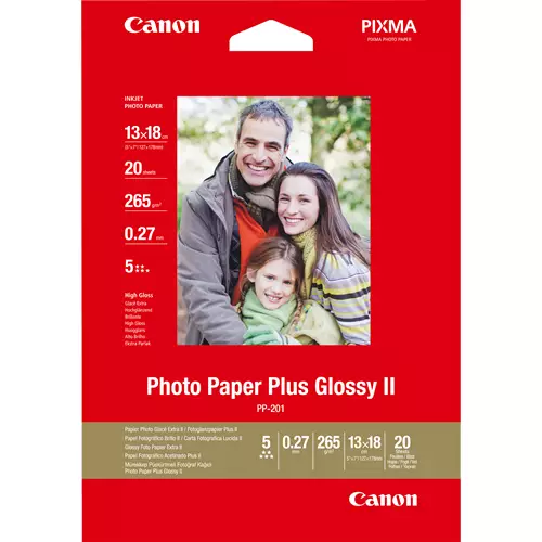 Photos - Other Consumables Canon PP-201. Product colour: White Finish type: High-gloss Media weight: 260 g/m. Paper dimensions: 5 x 7 2311B018 