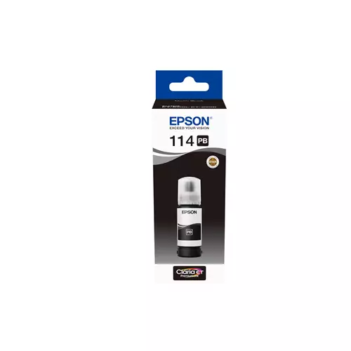 Epson 114 EcoTank Photo Black ink bottle Original Black Epson EcoTank ET-8550 EcoTank ET-8500 Standard Yield 70 ml