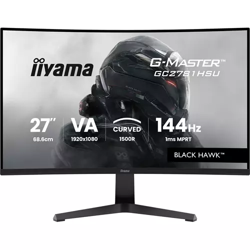 iiyama G-MASTER GC2781HSU-B1 computer monitor 68.6 cm (27") 1920 x 1080 pixels Full HD LCD Black