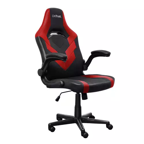 Trust GXT 703 Riye PC gaming chair Upholstered seat Black Red