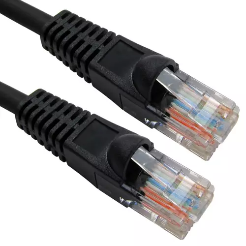 Cables Direct Cat5e U/UTP networking cable Black 10 m U/UTP (UTP)