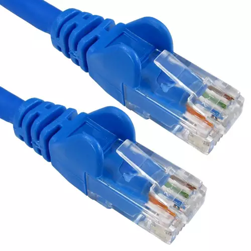 Cables Direct 10m Economy Gigabit Networking Cable - Blue