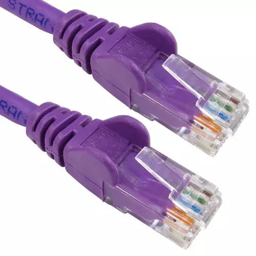 Cables Direct 10m Economy Gigabit Networking Cable - Violet