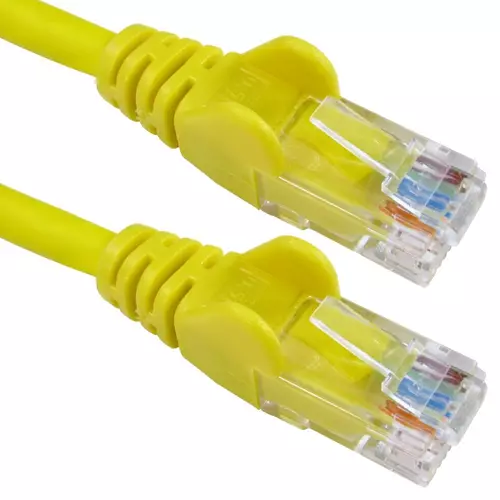 Cables Direct 10m Economy Gigabit Networking Cable - Yellow