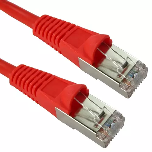 Cables Direct B5ST-310R networking cable Red 10 m Cat5e F/UTP (FTP)
