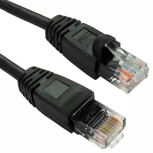 Cables Direct B5-110K networking cable Black 10 m Cat5e U/UTP (UTP)