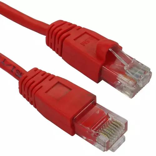 Cables Direct B5-110R networking cable Red 10 m Cat5e U/UTP (UTP)
