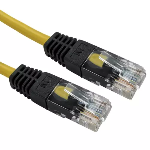 Cables Direct XXURT-610Y networking cable Yellow 10 m Cat5e U/UTP (UTP)