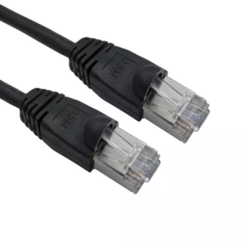 Cables Direct B6ST-710K networking cable Black 10 m Cat6 F/UTP (FTP)
