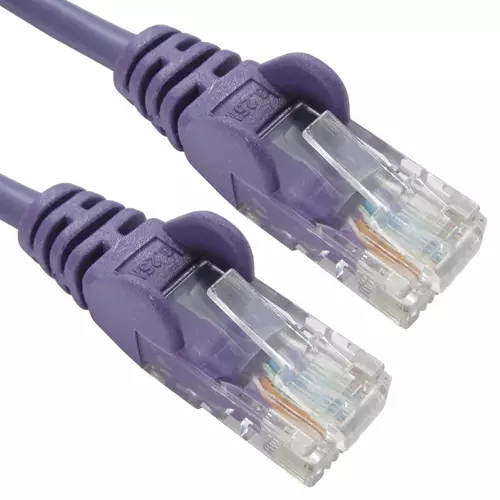 Cables Direct 15m Economy 10/100 Networking Cable - Violet