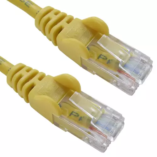 Cables Direct 15m Economy 10/100 Networking Cable - Yellow