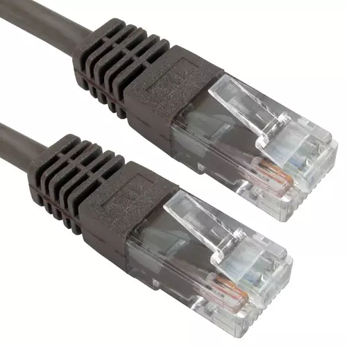 Cables Direct RJ-45 - RJ-45 15m networking cable Brown Cat5e U/UTP (UTP)