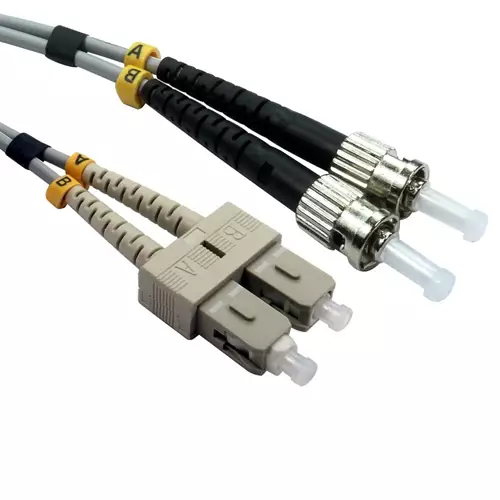 Cables Direct ST-SC OM1 MMF 15m InfiniBand/fibre optic cable Grey