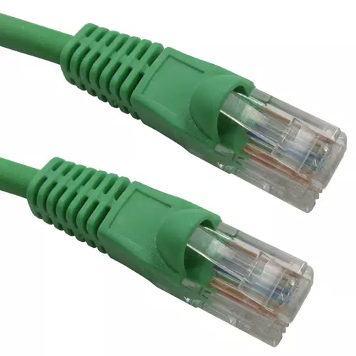 Cables Direct Cat5e 15m networking cable Green U/UTP (UTP)