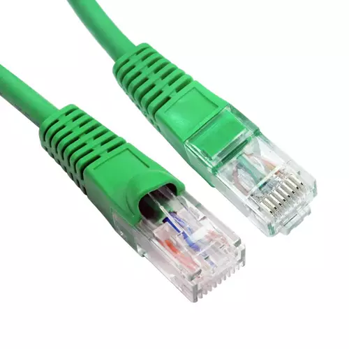 Cables Direct Cat6 15m networking cable Green U/UTP (UTP)