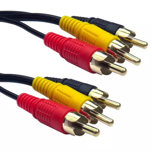 Cables Direct 2RR3-15 audio cable 15 m 3 x RCA Multicolour