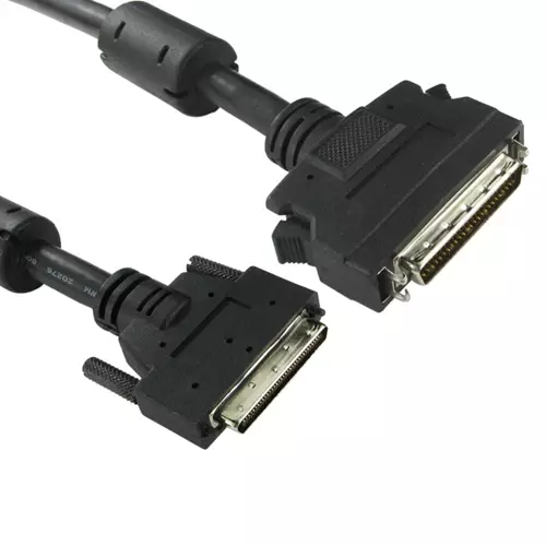 Cables Direct 1m HP DB50 M/U2CN68 M SCSI cable Black External DB50/HPM 68-p