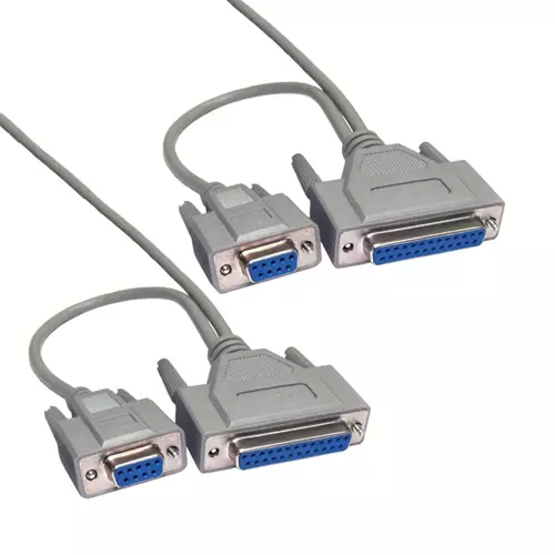 Cables Direct SL-444 serial cable Grey 2.5 m D9 D25