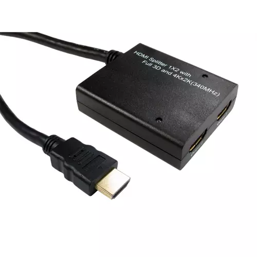 Cables Direct HD-SLT402 video splitter HDMI 2x HDMI