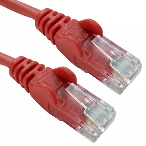Cables Direct 20m Economy 10/100 Networking Cable - Red
