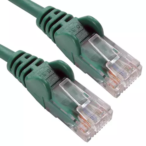 Cables Direct 20m Economy 10/100 Networking Cable - Green