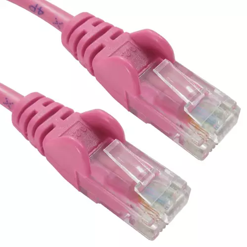 Cables Direct 20m Economy 10/100 Networking Cable - Pink