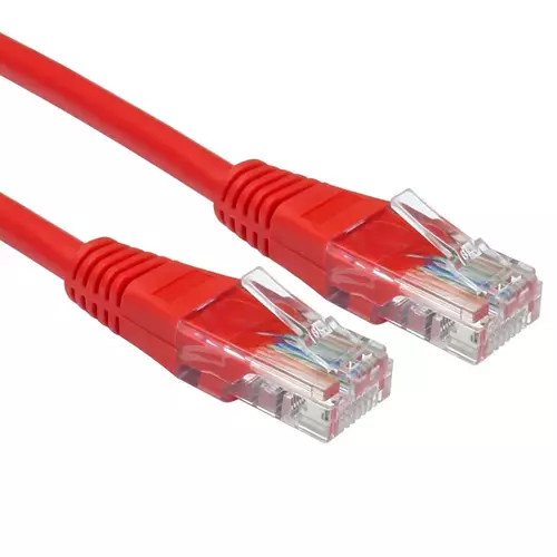 Cables Direct 20m Cat5e networking cable Red