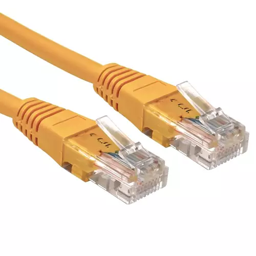 Cables Direct Cat5e Patch networking cable Yellow 20 m