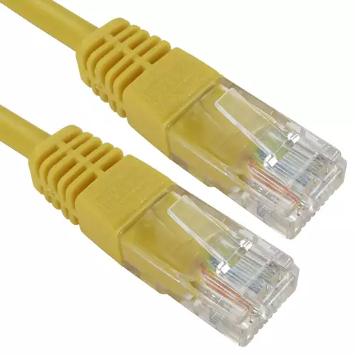 Cables Direct URT-620Y networking cable Yellow 20 m Cat5e U/UTP (UTP)
