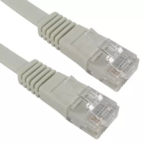 Cables Direct RJFLAT-20 networking cable Grey 20 m Cat5e U/UTP (UTP)