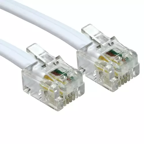 Cables Direct 20m RJ11 Modem Cable Grey