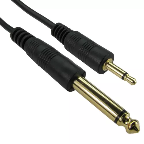 Cables Direct 2M6M3-020 audio cable 20 m 3.5mm 6.35mm Black