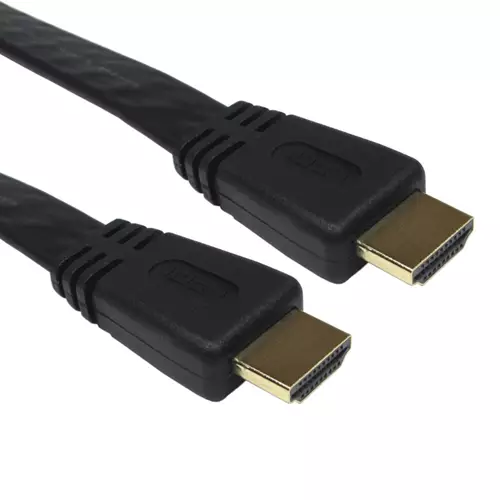 Cables Direct HDMI High Speed w/ Ethernet 2m HDMI cable HDMI Type A (Standard) Black